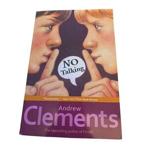 No Talking By Andrew Clements Paperback New